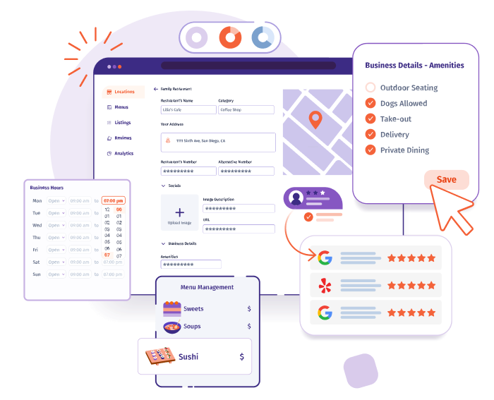 Marqii is a one-stop digital operations platform built for hospitality operators to manage and automate menus, reviews, listings, and local SEO searches.