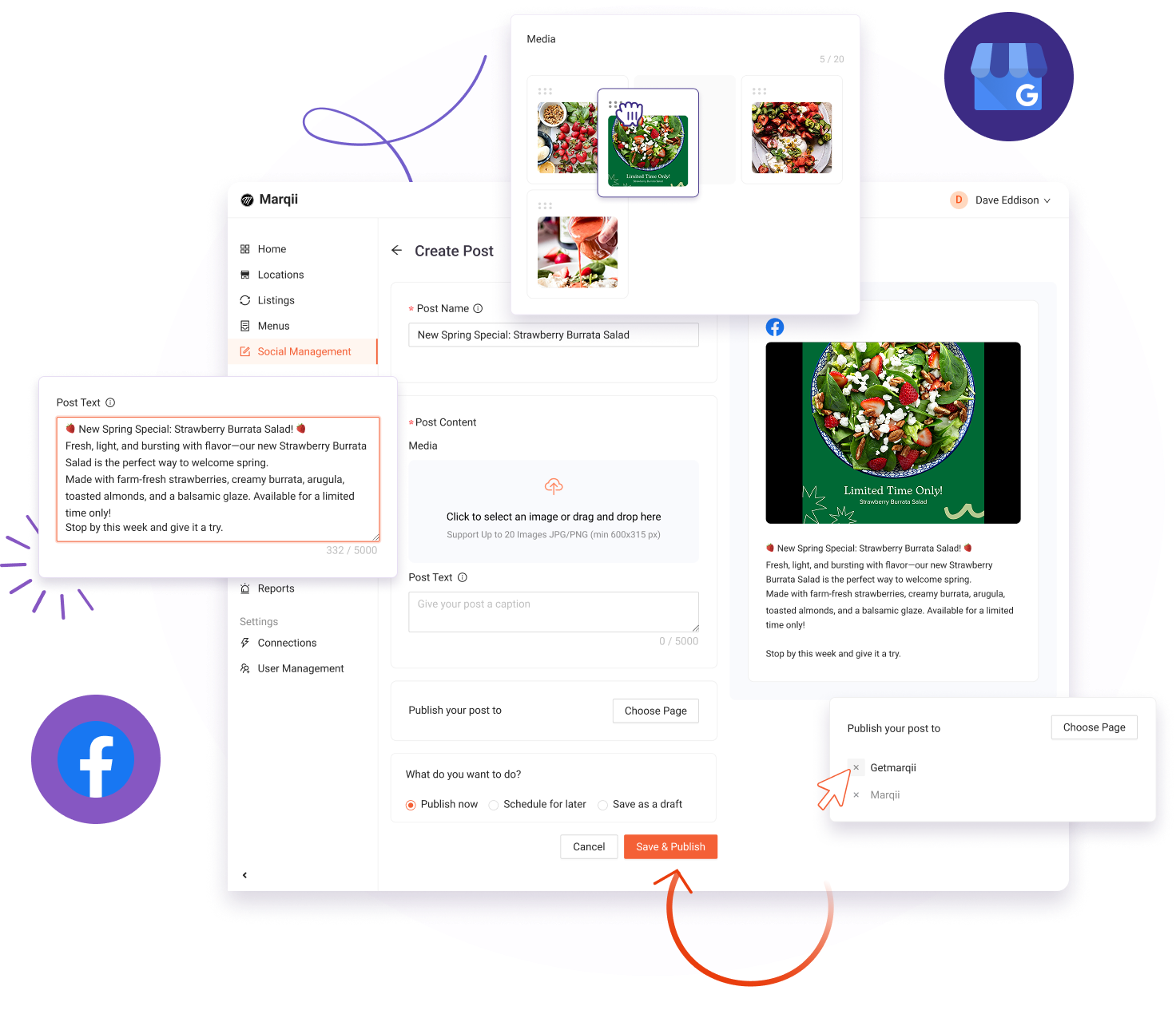 Improve SEO by ensuring your listings, menus, and review responses feature your keywords and are up-to-date. Improve SEO by ensuring your listings, menus, and review responses feature your keywords and are up-to-date.