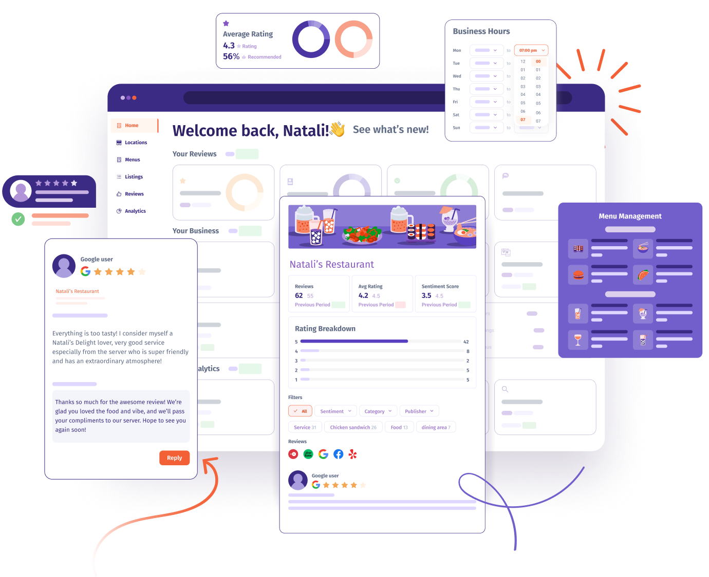 Marqii is the only platform for managing and automating online reviews, menus, listings, and and local SEO searches built specifically for hospitality businesses. Marqii is the only platform for managing and automating online reviews, menus, listings, and and local SEO searches built specifically for hospitality businesses.