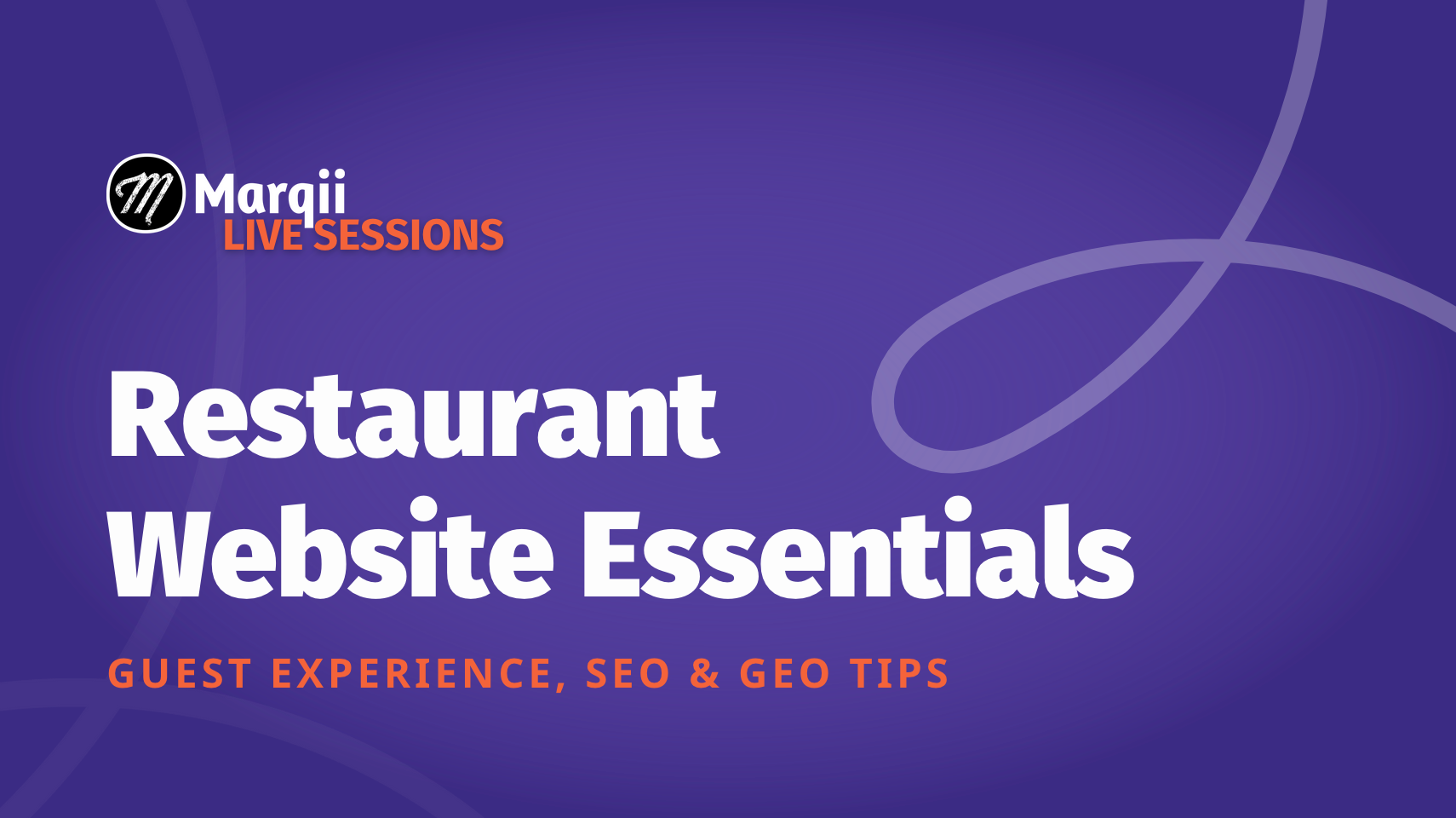 Live Session: Restaurant Marketing Playbook w/Rev Cian