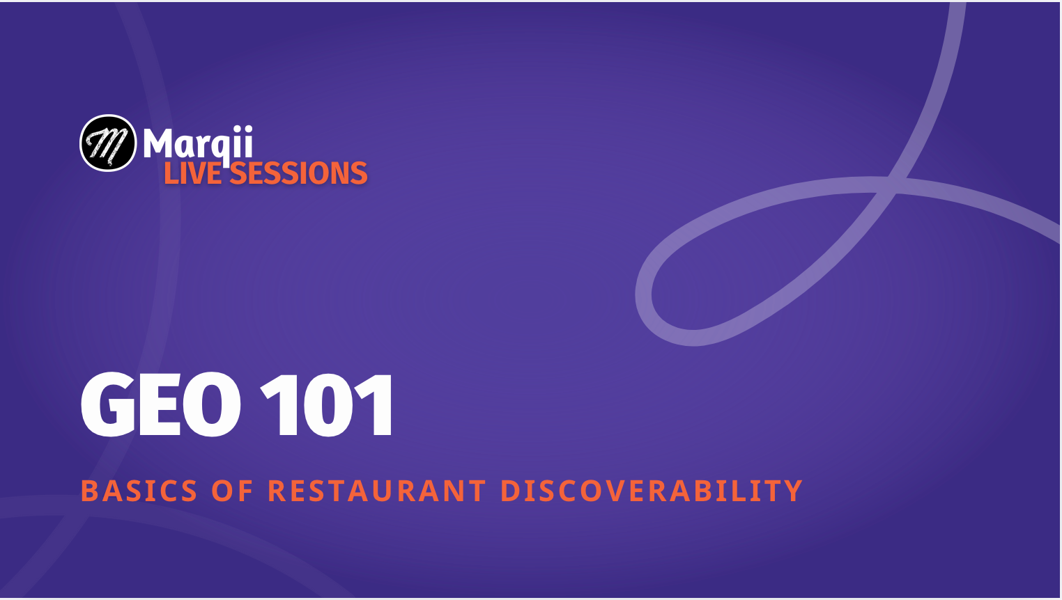 Live Session: Restaurant Marketing Playbook w/Rev Cian